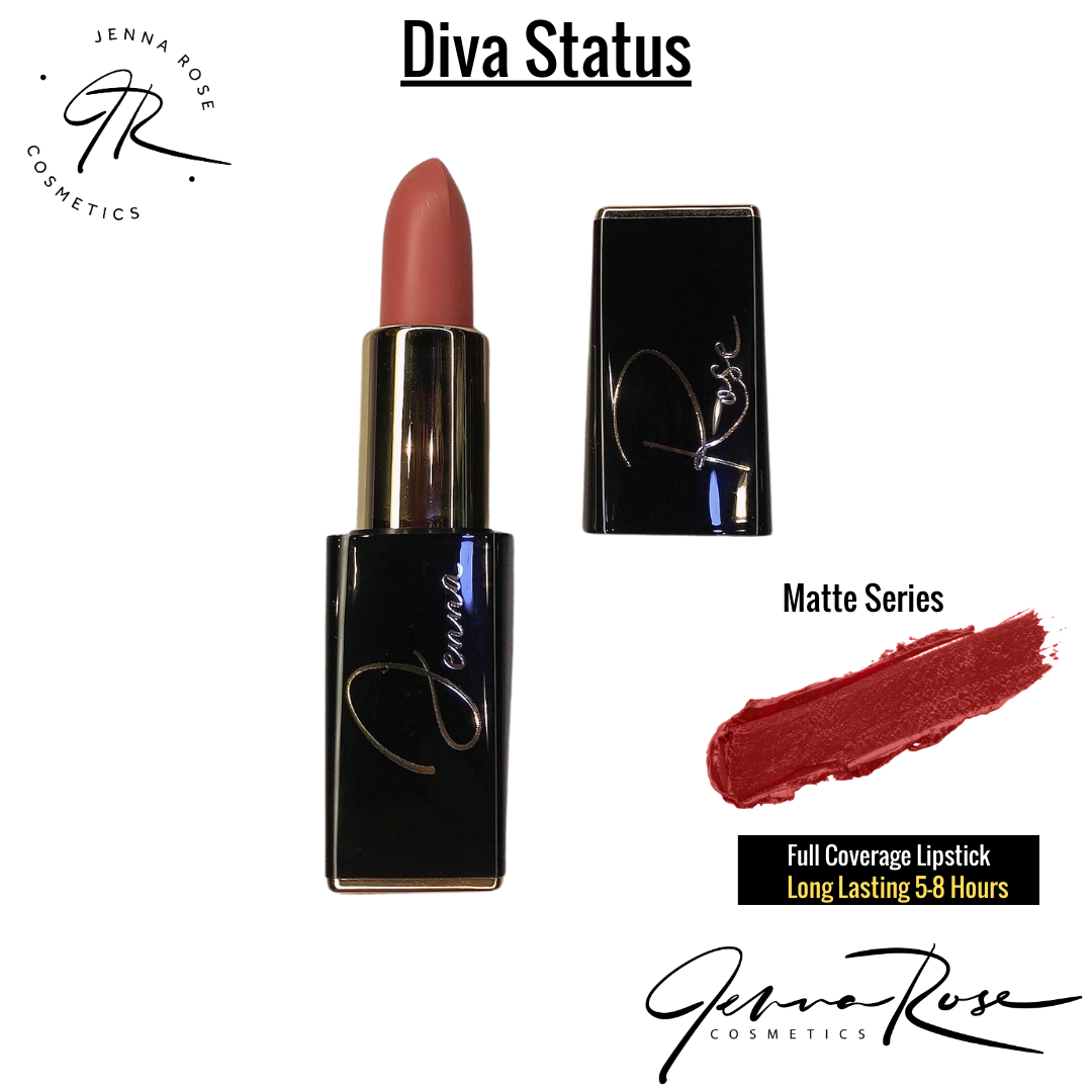 Jenna Rose Matte Lipstick- Diva Status (1Pc)