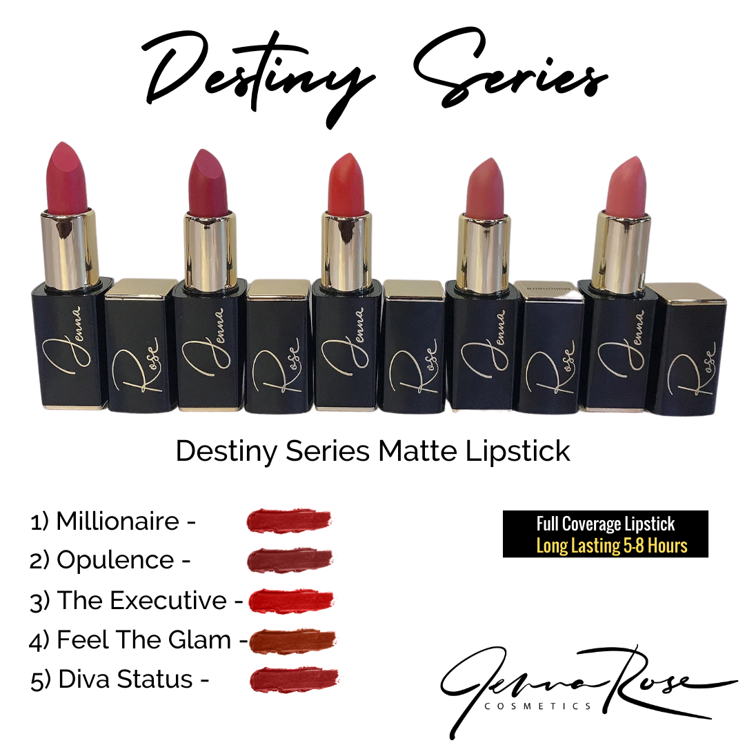 Jenna Rose Matte Lipstick- Diva Status (1Pc)