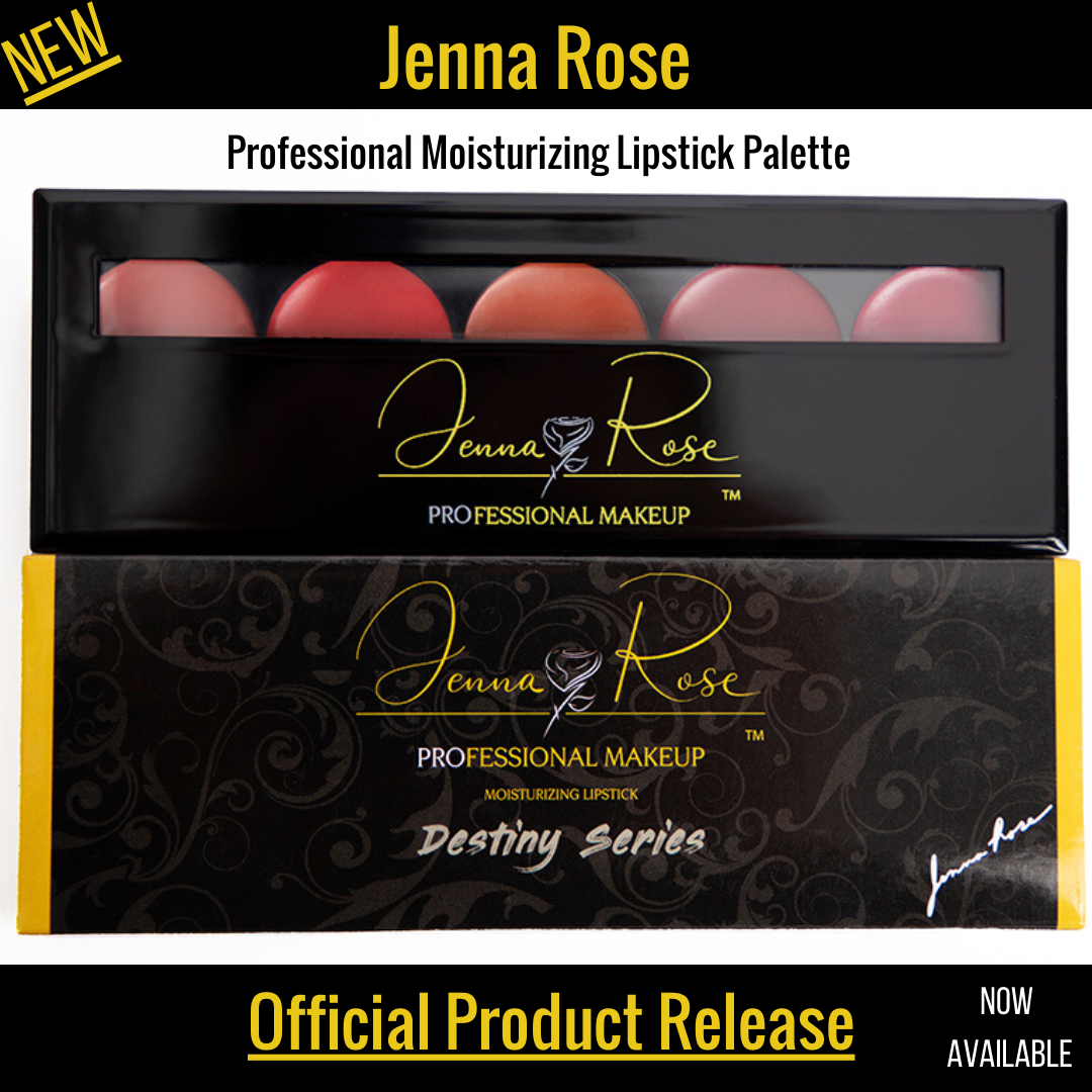 Jenna Rose Professional Lipstick Palette- 5 Colors (1Pc)