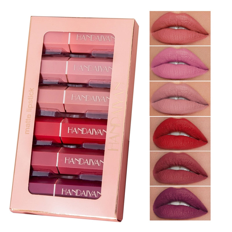 6 Piece Matte Lipstick Box Set