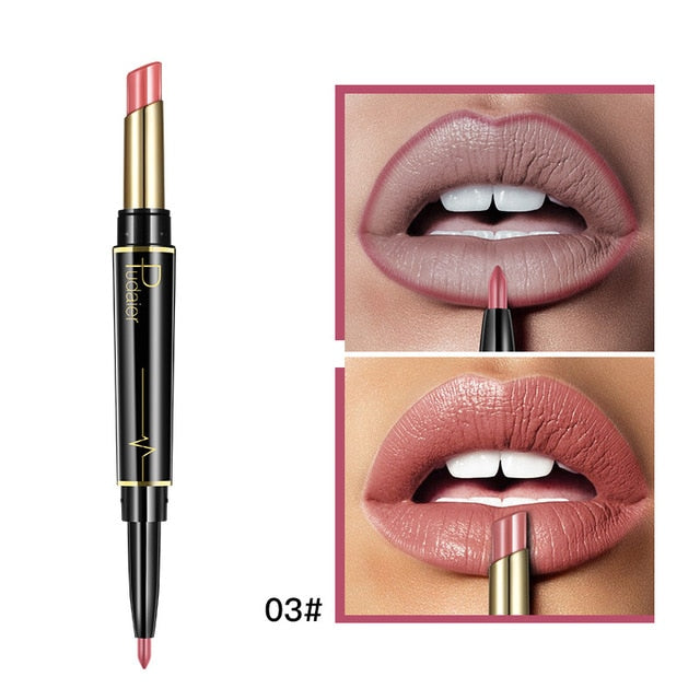 Matte Lipstick Pen With Lipliner