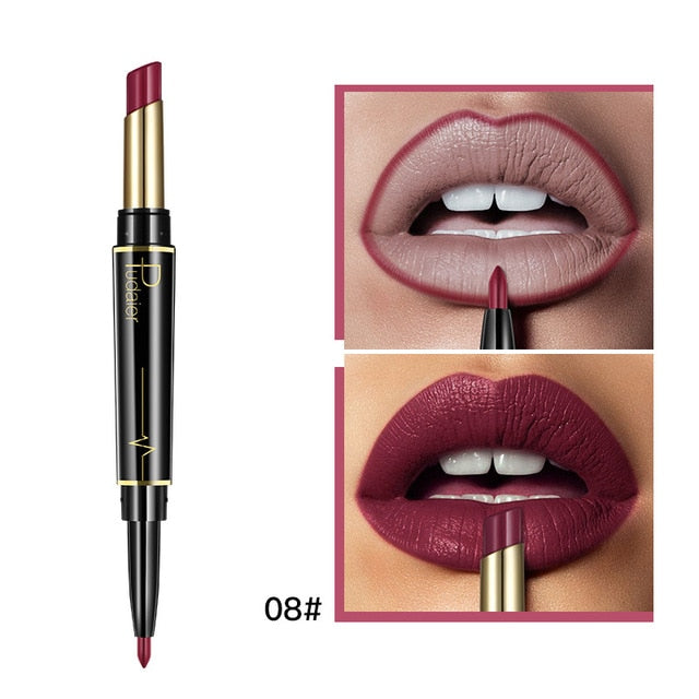 Matte Lipstick Pen With Lipliner