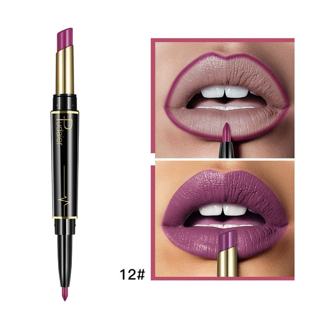 Matte Lipstick Pen With Lipliner