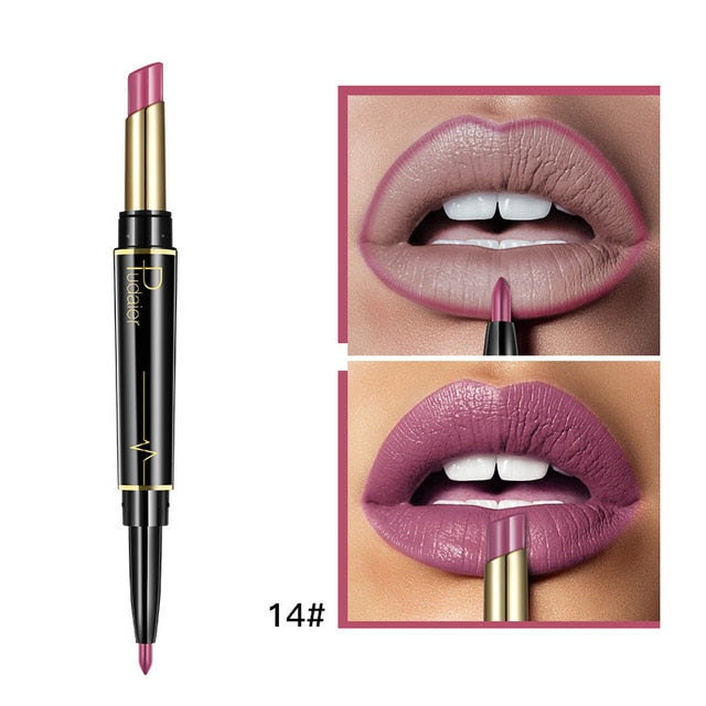 Matte Lipstick Pen With Lipliner